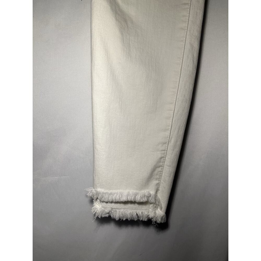 Madewell Women's White High Rise Cropped Button fly Jeans Size 27" - Picture 6 of 14